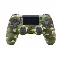 Геймпад джойстик беспроводной DUALSHOCK 4 зеленый камуфляж (ПК, PS4, Android, iOS)