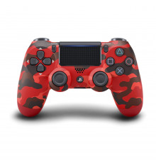 Геймпад джойстик беспроводной DUALSHOCK 4 красный камуфляж (ПК, PS4, Android, iOS)