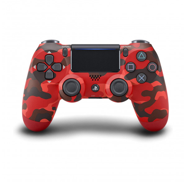 Геймпад джойстик беспроводной DUALSHOCK 4 красный камуфляж (ПК, PS4, Android, iOS) Геймпад джойстик беспроводной DUALSHOCK 4 красный камуфляж (ПК, PS4, Android, iOS)