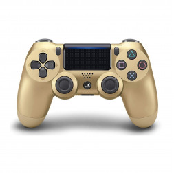 Геймпад джойстик беспроводной DUALSHOCK 4 золотой (ПК, PS4, Android, iOS)