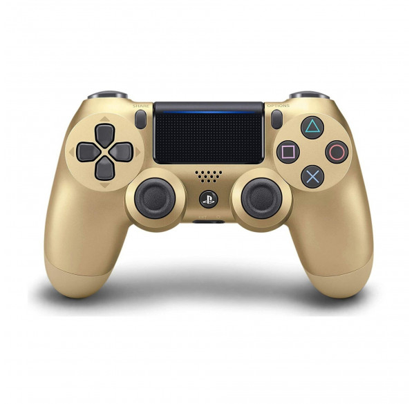 Геймпад джойстик беспроводной DUALSHOCK 4 золотой (ПК, PS4, Android, iOS) Геймпад джойстик беспроводной DUALSHOCK 4 золотой (ПК, PS4, Android, iOS)