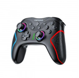 Геймпад джойстик беспроводной Lenovo S01 RGB Чёрный (ПК, PS4, Android, iOS)