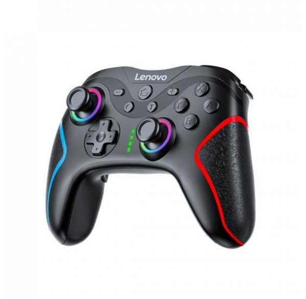 Геймпад джойстик беспроводной Lenovo S01 RGB Чёрный (ПК, PS4, Android, iOS) Геймпад джойстик беспроводной Lenovo S01 RGB Чёрный (ПК, PS4, Android, iOS)