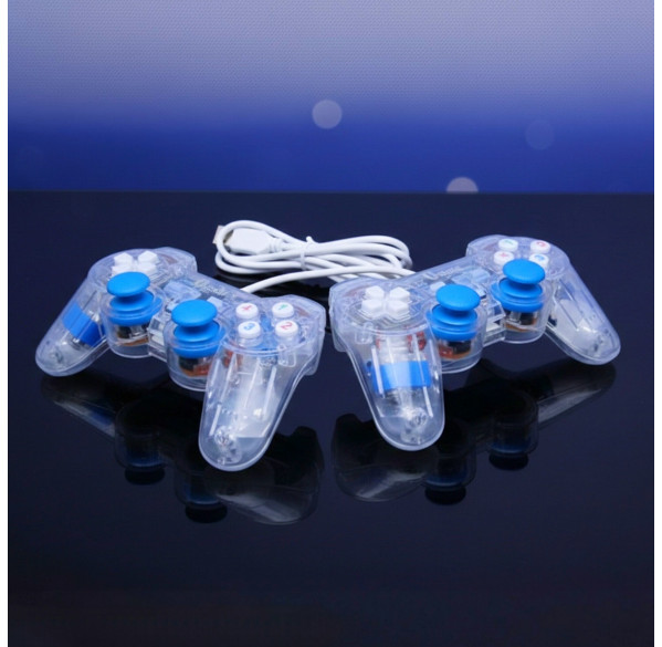 Геймпад джойстик 2 шт. комплект U-COM Double Shock Прозрачный