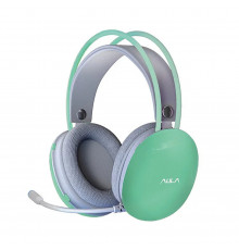 Наушники AULA S505, бирюзовый, игровые, проводные