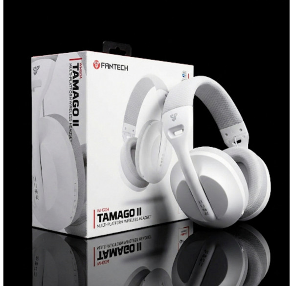 Наушники FANTECH Tamago II белые, игровые, беспроводные