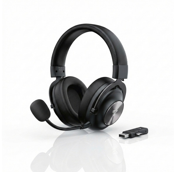 Наушники FANTECH Stellar чёрные, игровые, беспроводные