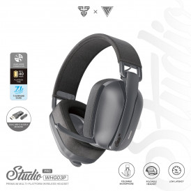 Наушники игровые FANTECH Studio PRO беспроводные, чёрные