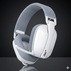 Наушники FANTECH Studio PRO белые, игровые, беспроводные
