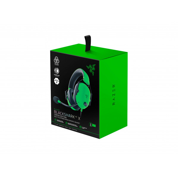 Наушники игровые RYZER Blackshark V2 X зелёные Наушники игровые RYZER Blackshark V2 X зелёные