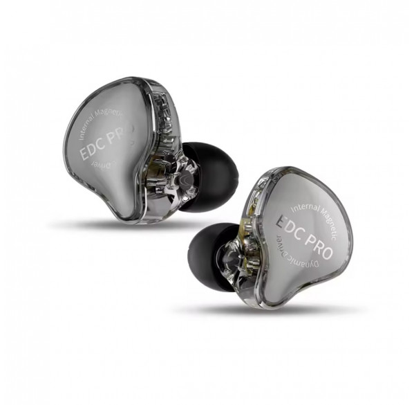 Наушники капли KZ-EDC Pro OFC Cable с микрофоном, игровые