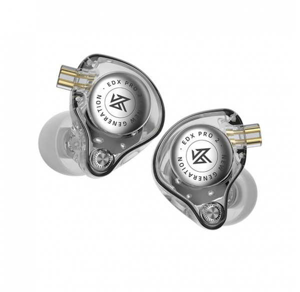 Наушники капли KZ-EDX PRO 2 Crystal с микрофоном, игровые