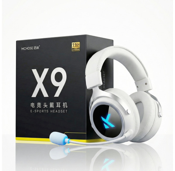 Наушники MCHOSE X9 белые, игровые, беспроводные 
