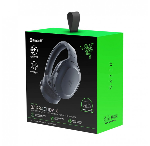 Наушники игровые RYZER Barracuda X беспроводные, чёрные Наушники игровые RYZER Barracuda X беспроводные, чёрные