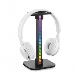 Подставка держатель для наушников, RGB эквалайзер