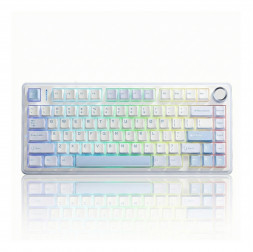 Клавиатура AULA F75 WH-Sky, игровая, механическая, беспроводная