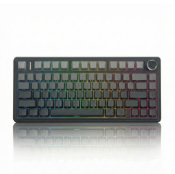 Клавиатура AULA F75 Gray-gradient, игровая, механическая, беспроводная