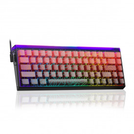 Клавиатура AULA HERO 68 HE RED-gradient (EN-RU), игровая, магнитная, проводная