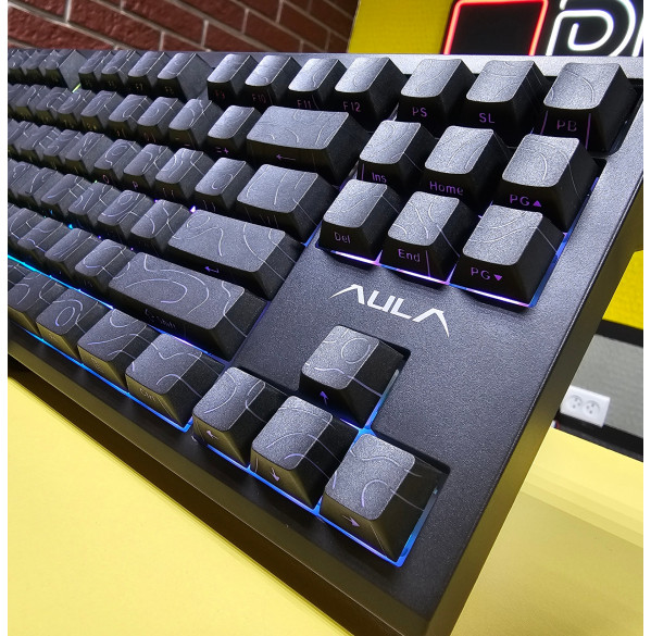 Клавиатура игровая механическая AULA S87 Black Wave беспроводная Клавиатура игровая механическая AULA S87 Black Wave беспроводная