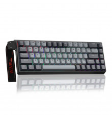 Клавиатура AULA WIN68 HE Pro BK-Gray (EN-RU), игровая, магнитная, проводная