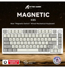 Клавиатура игровая магнитная Attack Shark K85 Magnetic Gray