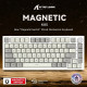 Клавиатура игровая магнитная Attack Shark K85 Magnetic Gray