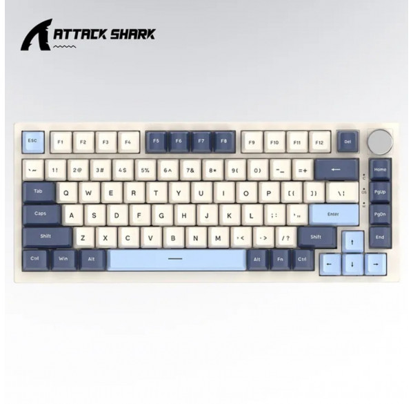 Клавиатура игровая магнитная Attack Shark K85 Magnetic BlueBerry Клавиатура игровая магнитная Attack Shark K85 Magnetic BlueBerry