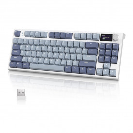 Клавиатура игровая механическая Attack Shark K86 RGB с дисплеем, беспроводная
