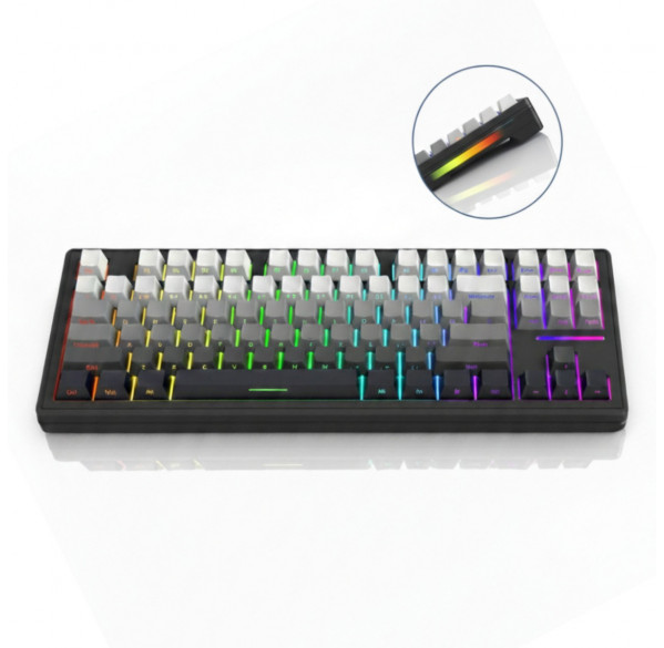 Клавиатура Attack Shark M87 PRO Gray-gradient, игровая, механическая, беспроводная