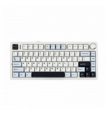 Клавиатура игровая механическая AULA F75, беспроводная, белая