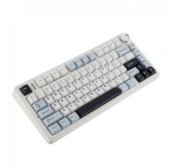 Клавиатура AULA F75, белая, игровая, механическая, беспроводная