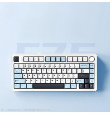 Клавиатура AULA F75 WH-Blue, игровая, механическая, беспроводная