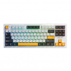 Клавиатура игровая механическая AULA S87 Yellow беспроводная