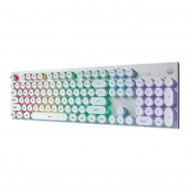 Клавиатура DGHJ, белый, игровая, механическая, проводная