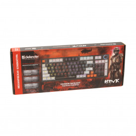 Клавиатура игровая механическая Defender HAWK, проводная
