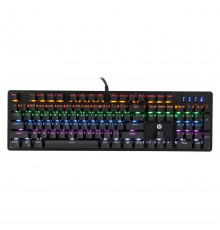 Клавиатура HP GK100F, черный, игровая, механическая, проводная