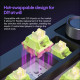 Клавиатура игровая механическая LANGTU LT75 Green Grape RGB беспроводная, c дисплеем
