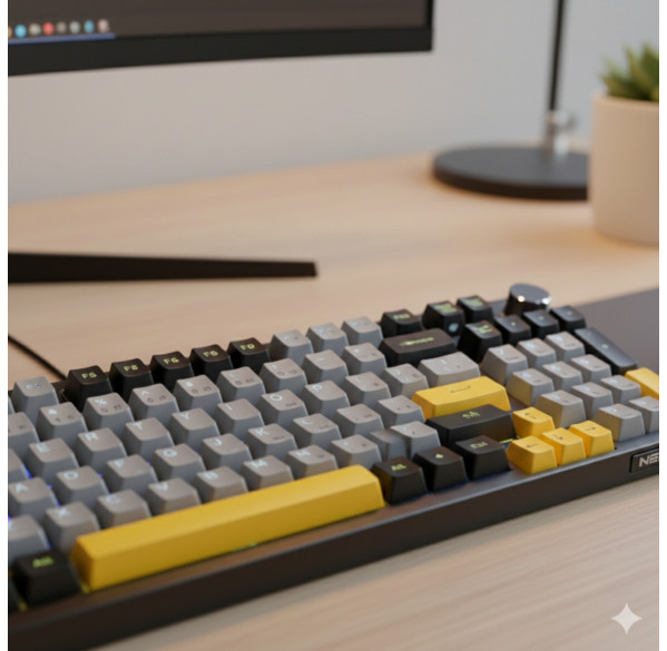 Клавиатура NEWFF JK980, игровая, механическая, беспроводная