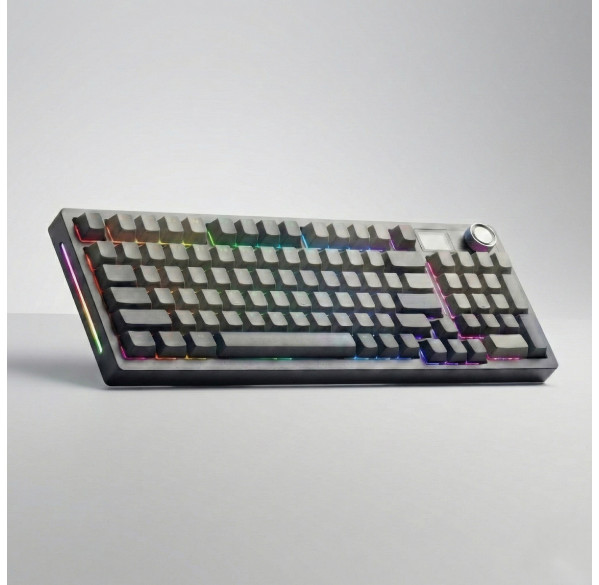 Клавиатура SANGEE SG99 Pro с дисплеем, серый-градиент, игровая, механическая, беспроводная