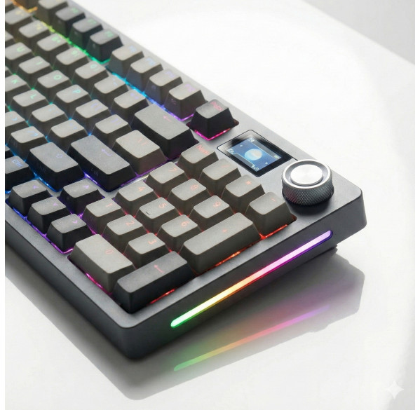 Клавиатура SANGEE SG99 Pro с дисплеем, серый-градиент, игровая, механическая, беспроводная