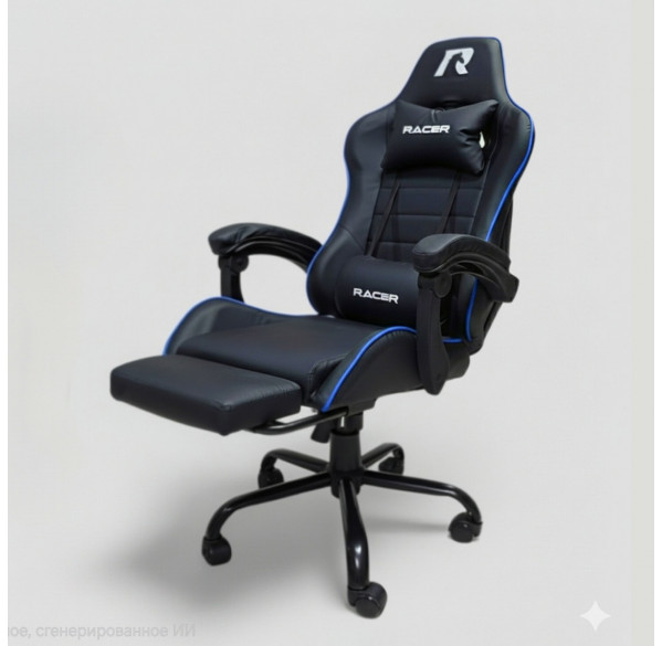 Кресло игровое RACER Mustang, чёрный