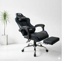 Кресло игровое RACER Mustang, чёрный