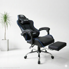 Кресло игровое RACER Mustang, чёрный