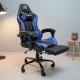 Кресло игровое RACER Mustang, чёрный+синий