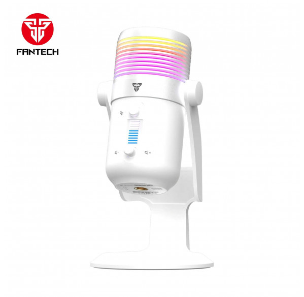 Микрофон Fantech Leviosa MAX MCX03 с RGB подсветкой, белый Микрофон Fantech Leviosa MAX MCX03 с RGB подсветкой, белый