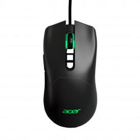 Мышь Acer OMW210, черная, игровая, проводная