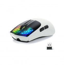 Мышь Attack Shark X5, белая, игровая, беспроводная, перезаряжаемая