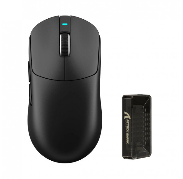 Мышь Attack Shark X8 Ultra чёрная, игровая, беспроводная, перезаряжаемая