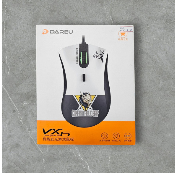 Мышь игровая проводная DAREU VX6 с RGB подсветкой Мышь игровая проводная DAREU VX6 с RGB подсветкой