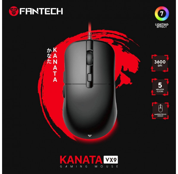 Мышь Fantech Kanata S, игровая, проводная